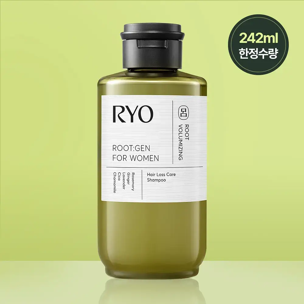 [소용량한정] 려 루트젠 여성맞춤볼륨 탈모증상전문케어 샴푸 242ML